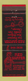 Matchbook Cover - Red Garter Chicago IL