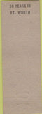 Matchbook Cover - Lydick Roofing Co Fort Worth TX American Match