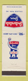 Matchbook Cover - Interstate Inn College Park MD