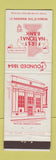 Matchbook Cover - First National Bank Milton PA