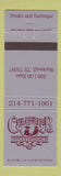 Matchbook Cover - Culpepper Cattle & Catering Rockwall TX