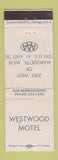 Matchbook Cover - Westwood Motel Marquette MI WEAR