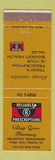 Matchbook Cover - Village Green Pharmacy