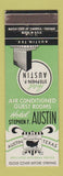 Matchbook Cover - Hotel Stephen F Austin Austin TX