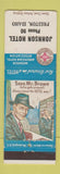 Matchbook Cover - Johnson Hotel Preston ID low phone #
