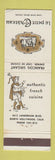 Matchbook Cover - Le Petit Chateau French North Hollywood CA WORN