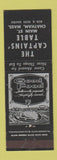 Matchbook Cover - Captains' Table Chatham MA