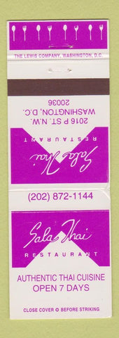 Matchbook Cover - Sala Thai Restaurant Washington DC