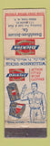 Matchbook Cover - Dickies Work Clothes Donaldson Jensen Penn Yan NY WORN