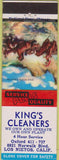Matchbook Cover - King's Cleaners Los Nietos CA