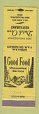 Matchbook Cover - Dutch Oven Restaurant New Philadelphia OH
