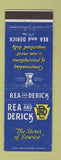 Matchbook Cover - Rea and Derick Drug Stores