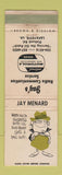Matchbook Cover - Jay Menard Radio Motorola Lafayette LA WEAR