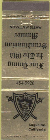 Matchbook Cover - The Old Viking Lagunitas CA