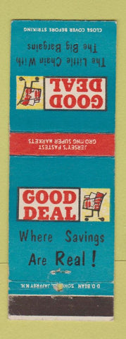 Matchbook Cover - Good Deal Grocery NJ New Jersey