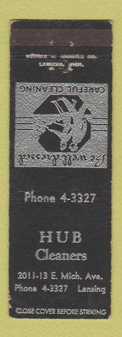 Matchbook Cover - Hub Cleaners Lansing MI WEAR