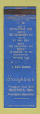 Matchbook Cover - Stoughton's Drug Store Hartford CT WEAR