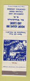 Matchbook Cover - Mount Adams Inn Cabins North Woodston NH Italian
