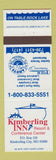 Matchbook Cover - Kimberling Inn Kimberling City MO