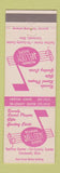 Matchbook Cover - Meumark Melody Shops Cincinnati OH