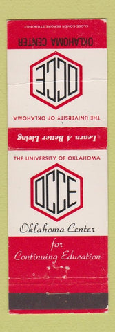Matchbook Cover - University of Oklahoma Norman OK WEAR