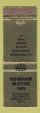 Matchbook Cover - Gorham Motor Inn NH
