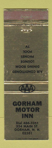Matchbook Cover - Gorham Motor Inn NH