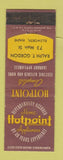 Matchbook Cover - Hotpoint Appliance's Ralph Gordon Ellworth ME WEAR