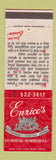 Matchbook Cover - Enrico's Restaurant Wildwood Crest NJ