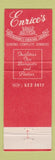 Matchbook Cover - Enrico's Restaurant Wildwood Crest NJ