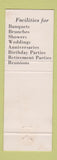 Matchbook Cover - Page One Restaurant Westfield MA