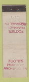 Matchbook Cover - Foote's Drug Archbald PA WEAR