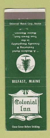 Matchbook Cover - Colonial Inn Belfast ME