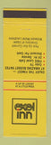 Matchbook Cover - Exel Inn Appleton Madison Eau Claire Wausau Milwaukee WI