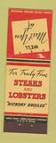 Matchbook Cover - Dinty Moore's Boston MA Federal WORN