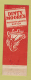 Matchbook Cover - Dinty Moore's Boston MA Federal WORN