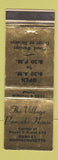 Matchbook Cover - Village Pancake House Rowley MA WEAR