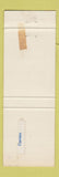 Matchbook Cover - Watson Funeral Home Clintonm MA