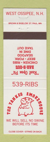 Matchbook Cover - Yankee Smokehouse West Ossipee NH