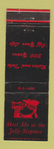 Matchbook Cover - Jolly Sixpenece New York City WEAR