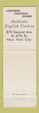 Matchbook Cover - Jolly Sixpenece New York City WEAR