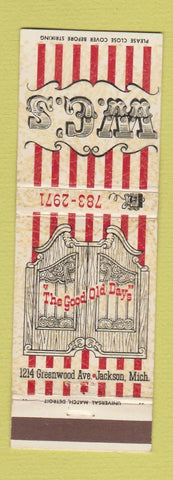 Matchbook Cover - WC's Jackson MI