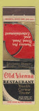 Matchbook Cover - Old Vienna Restaurant Cincinnati OH WEAR