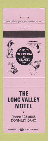 Matchbook Cover - The Long Valley Motel Donnelly ID