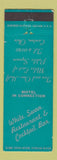 Matchbook Cover - White Swan Restaurant Canton OH WORN