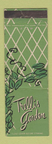 Matchbook Cover - Trellis Garden Morehouse Fashion Columbus OH