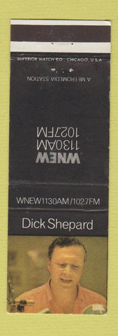 Matchbook Cover - WNEW Radio 1130 AM Dick Shepard Palisades Amusement Park