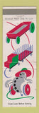Matchbook Cover - The Toy store Massillon OH Christmas