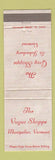 Matchbook Cover - Vouge Shoppe Montpelier VT WEAR