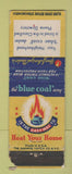 Matchbook Cover - Blue Coal  POOR STRIKER